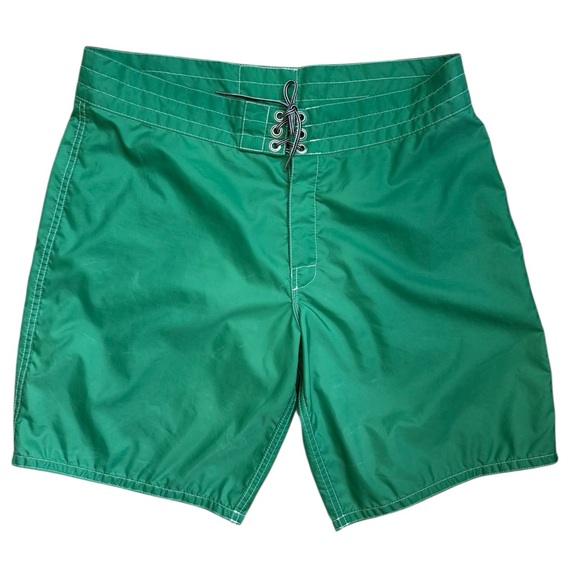 Birdwell Other - Birdwell Beach Britches Swimming Board Shorts Green Apple Size 35